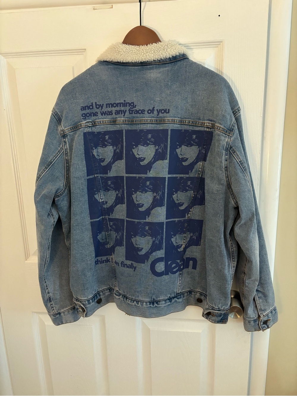 Official Taylor Swift Sherpa Lined Jean Jacket